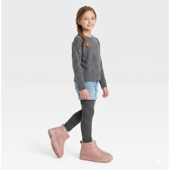 Sonoma Other - Sonoma Goods For Life Girl's Kazz Ankle Boots JL3 Cognac Size 12M